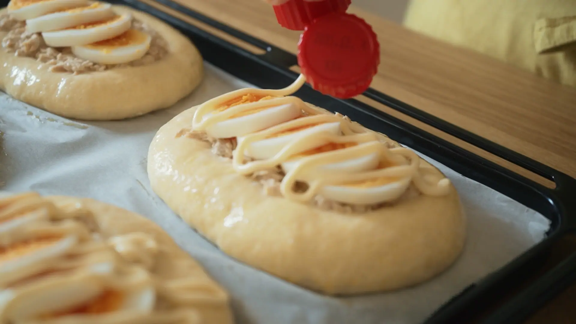 ツナタマゴパン 工程12
