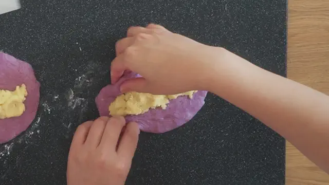まるでサツマイモパン 工程16